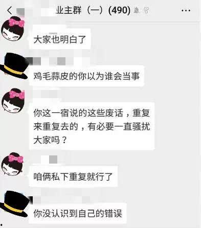 业主群吵架吃瓜群众视频,吃瓜群众目睹激烈争吵