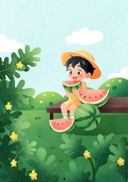 西瓜视频小暑吃瓜,夏日消暑必备美食攻略